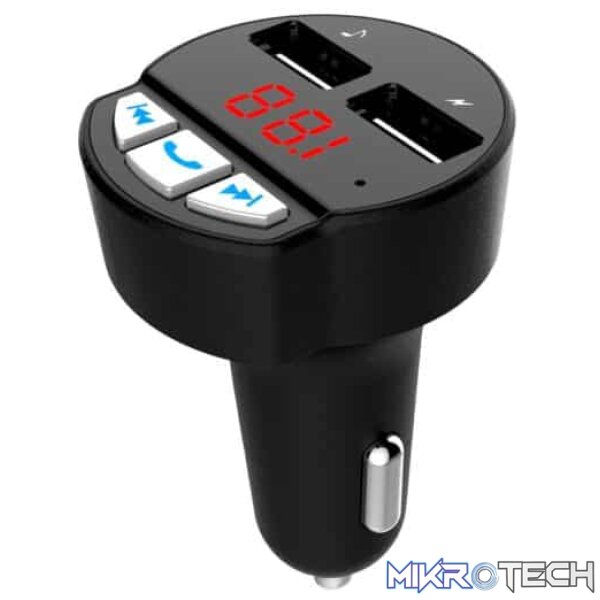 Wireless Car FM Transmitter + Charger - FM390 - Image 2